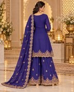 Royal Embroidered Palazzo Suit Set