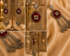Rubi Noor Chandbali Earrings