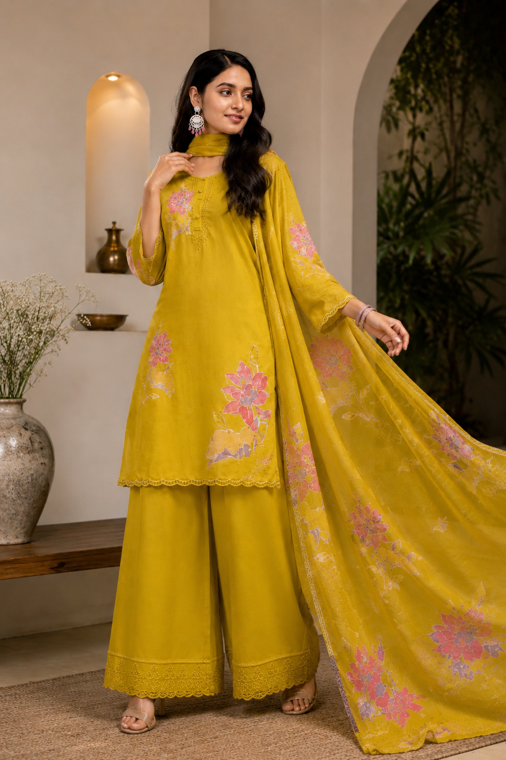 Lotus Elegance Three-Piece Suit