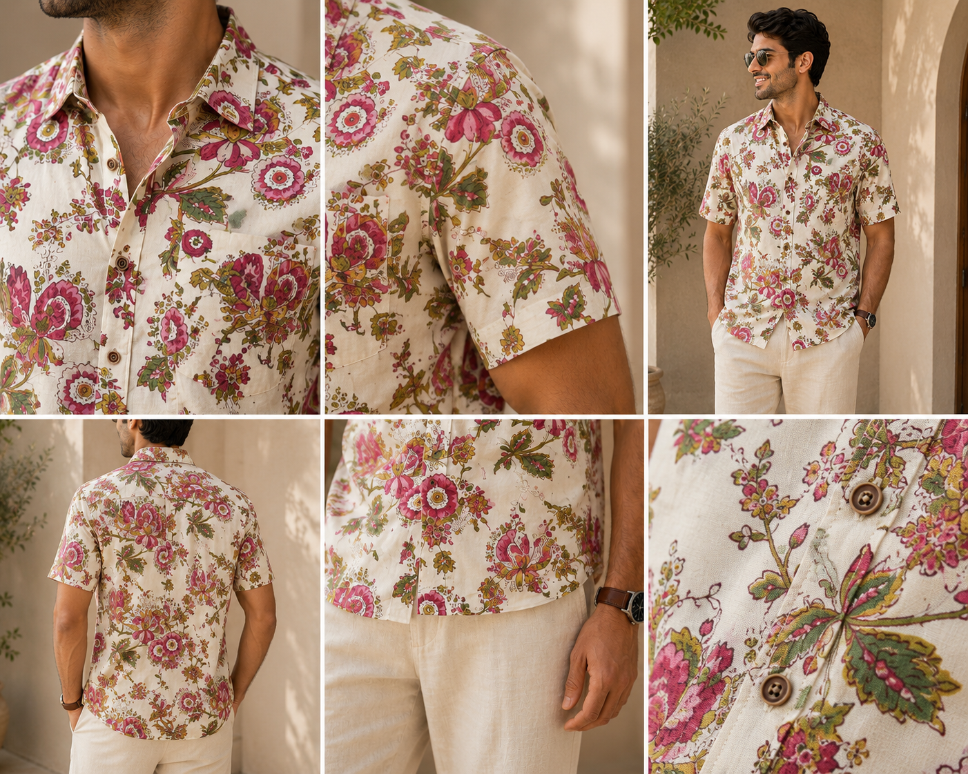 Floral Garden Cotton Shirt