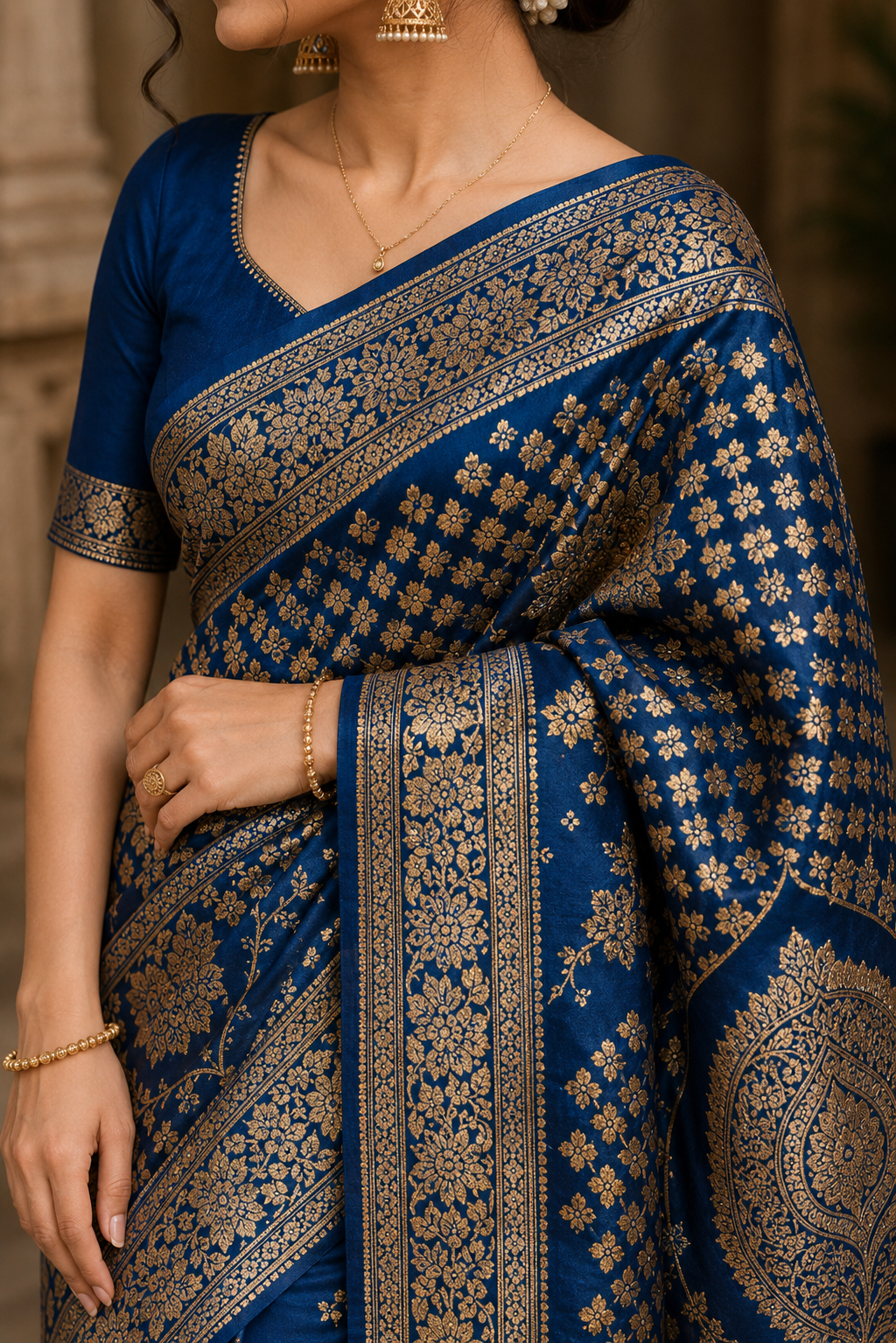 Indraneela Banarasi Saree