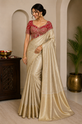 Cherry Blossom Saree