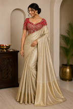 Cherry Blossom Saree