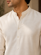 Ivory Heritage Cotton Kurta
