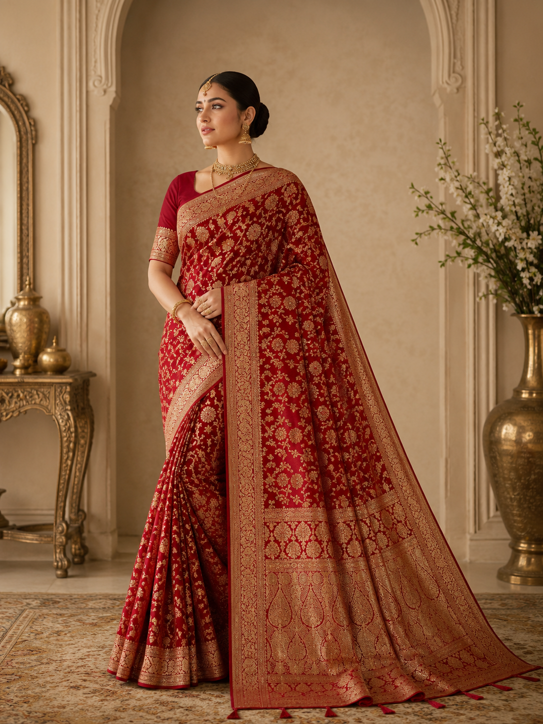 Viraya Heritage Woven Saree
