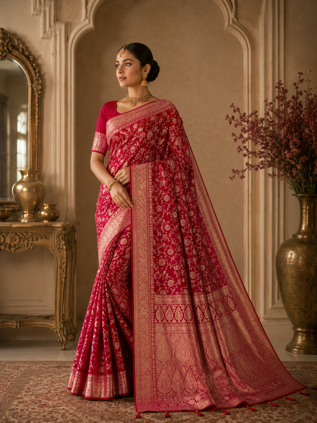 Viraya Heritage Woven Saree
