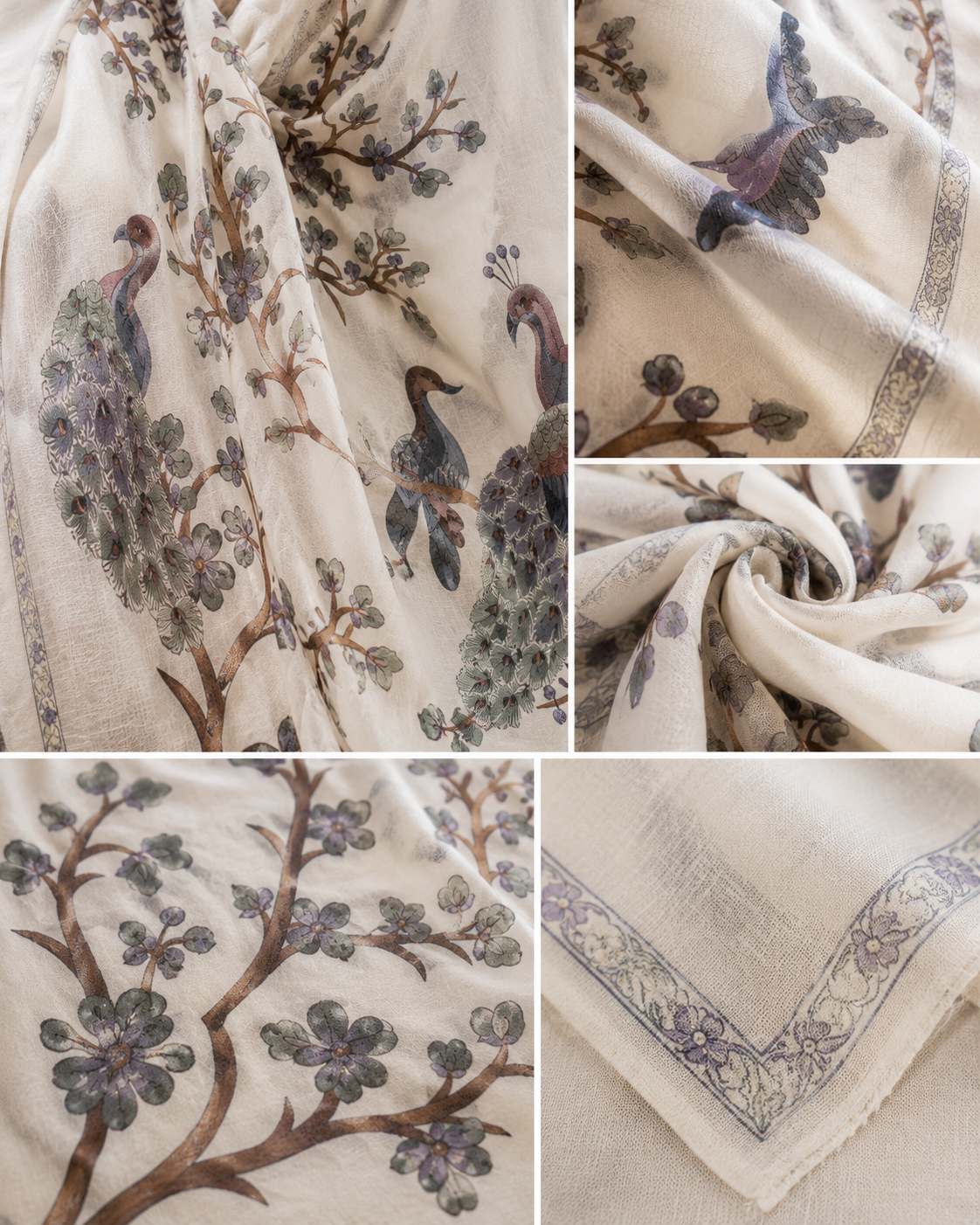 Gul-e-Mayur Kashmiri Shawl