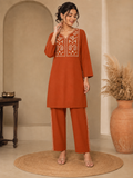 Cotton Bloom Embroidered Set