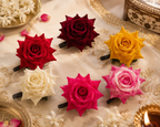 Rose Hair Clips