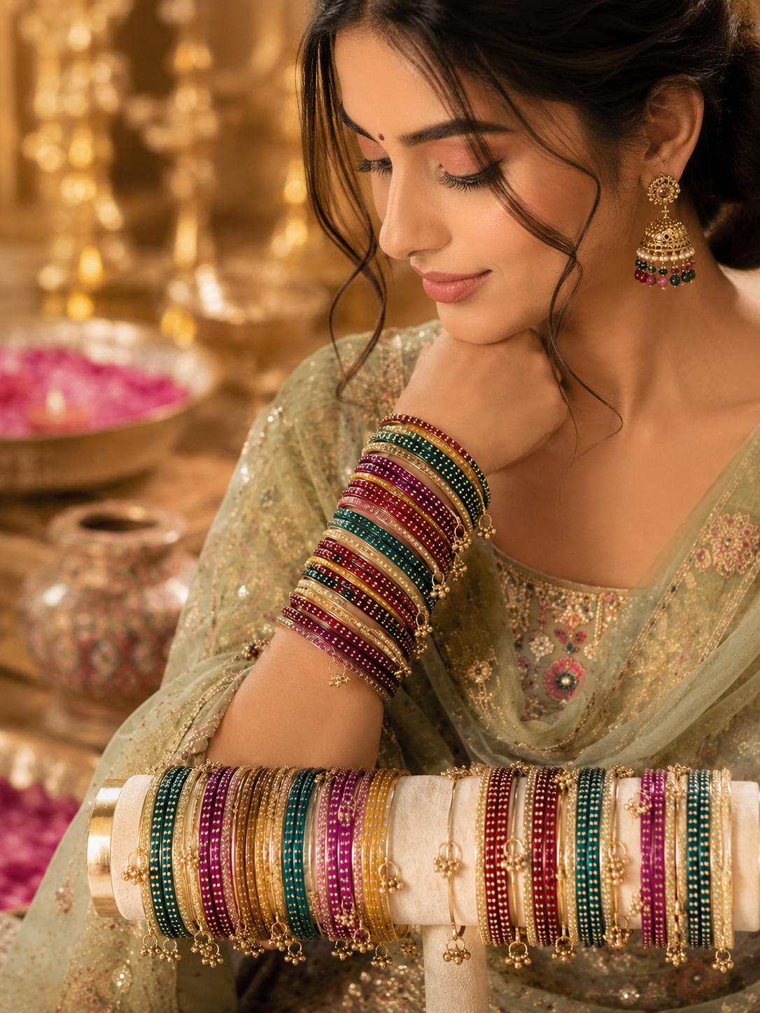 Kashmiri Chudiya Bangle Set