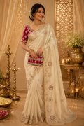 Embroidered Designer Saree