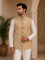 Artisan Heritage Embroidered Nehru Jacket