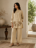 Sandstone Bloom Embroidered Set