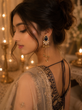 Midnight Sapphire Tassel Earrings