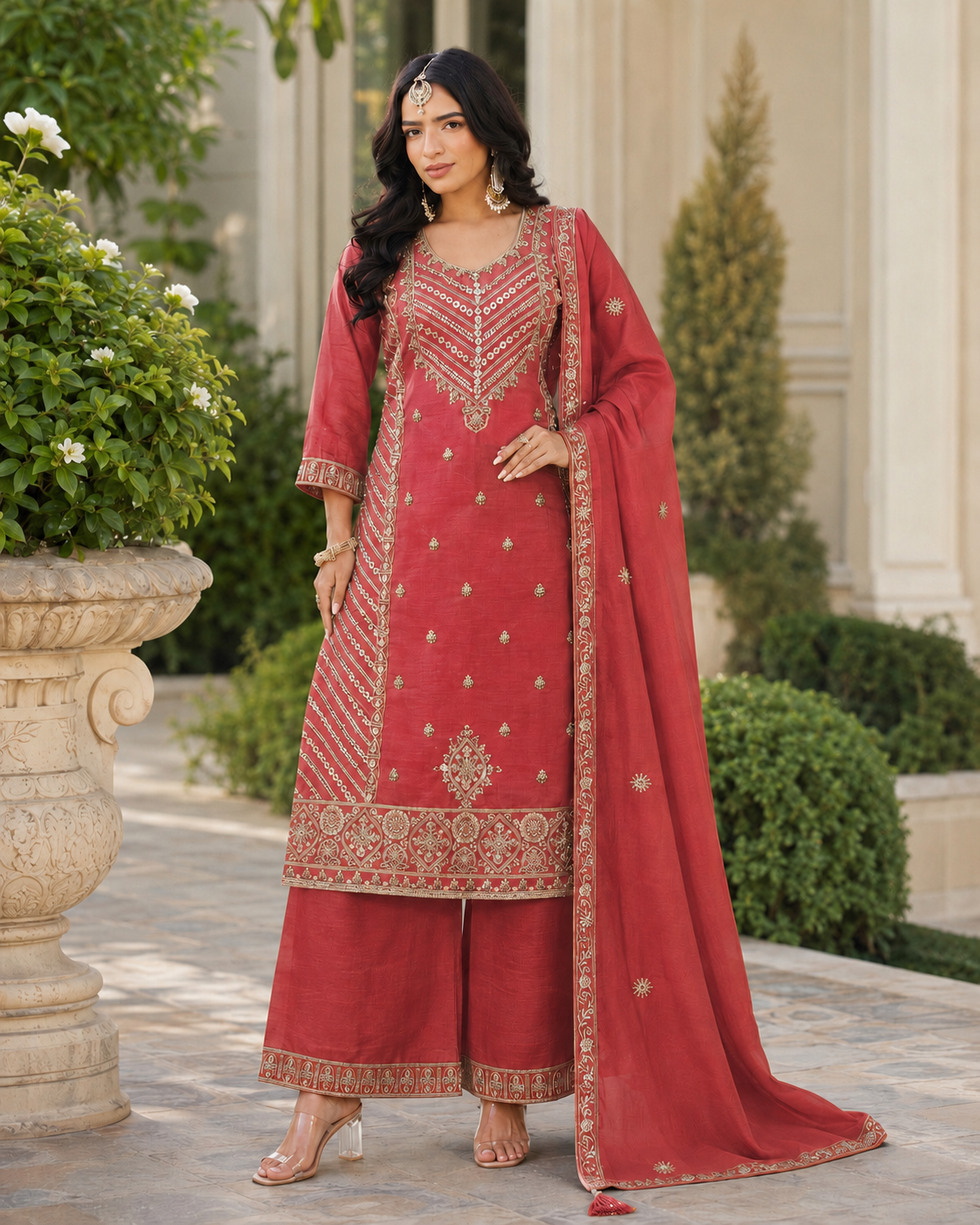 Noor Embroidered Suit Set