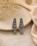 Silver Noor Jhumka Earrings