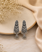 Silver Noor Jhumka Earrings