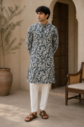 Paisley Midnight Cotton Kurta