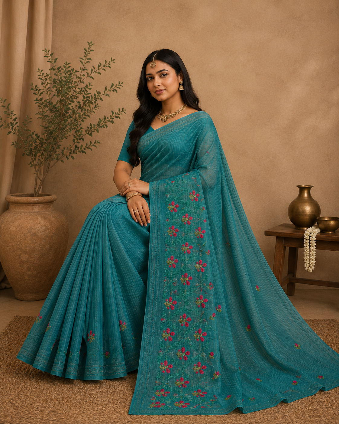 Handcrafted Heritage Saree