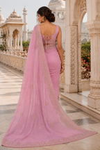 Rosé Mahal Saree