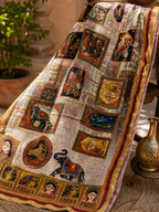 Rang Mahal Heritage Patchwork Shawl