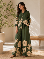 Naira Botanical Printed Suit Set