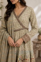 Sage Green Anarkali Set