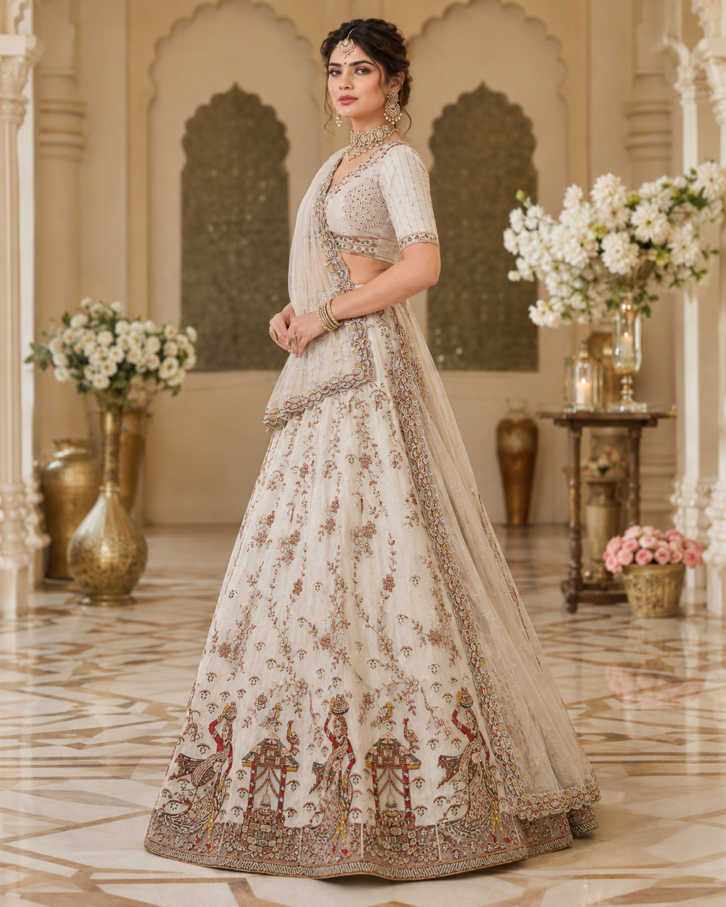 Royal Ivory Pataya Lehenga Set