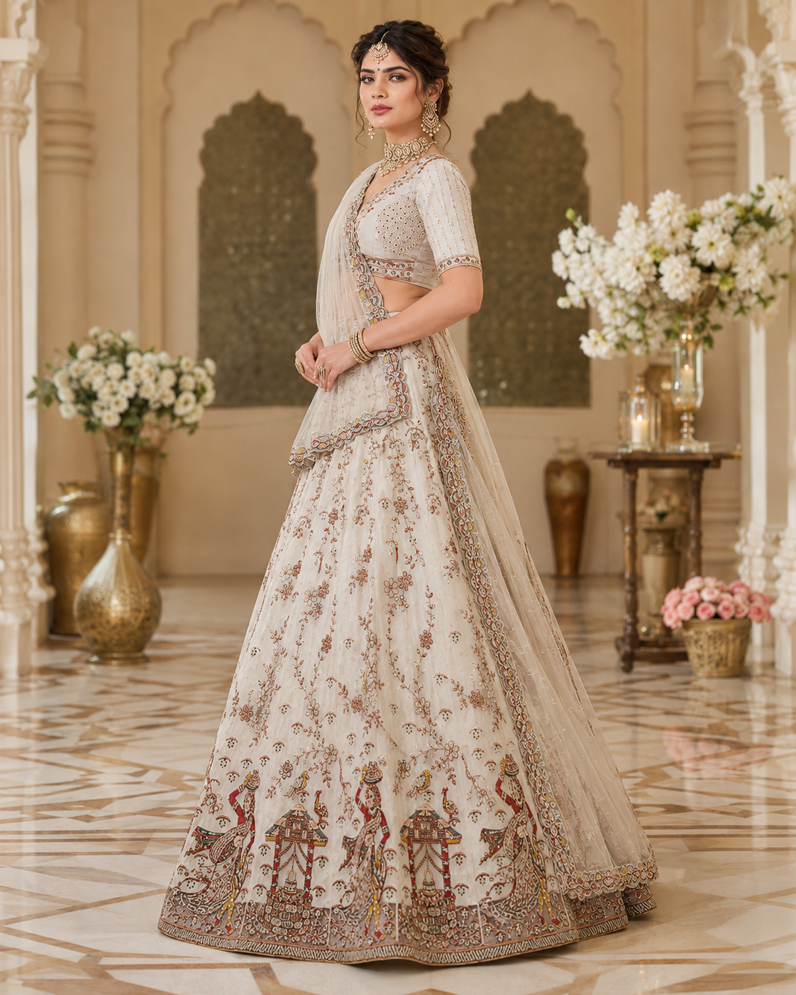 Royal Ivory Pataya Lehenga Set