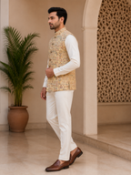 Artisan Heritage Embroidered Nehru Jacket