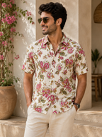 Floral Garden Cotton Shirt