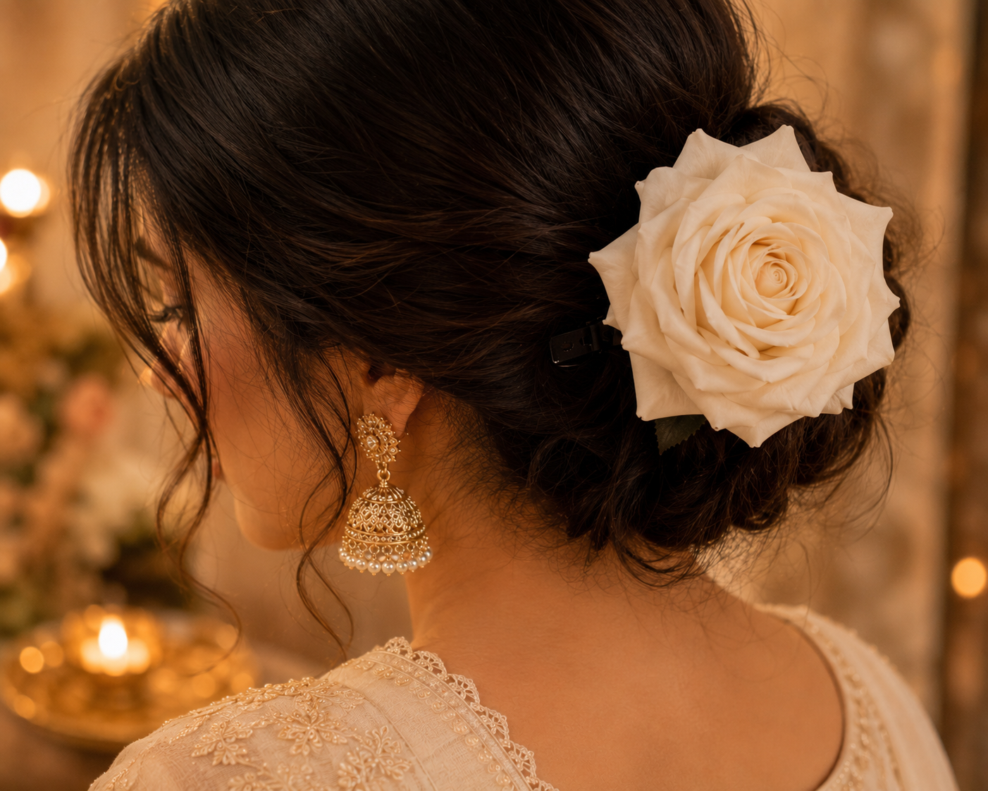 Rose Hair Clips