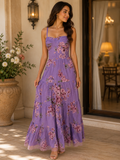 Paisley Bloom Maxi Dress