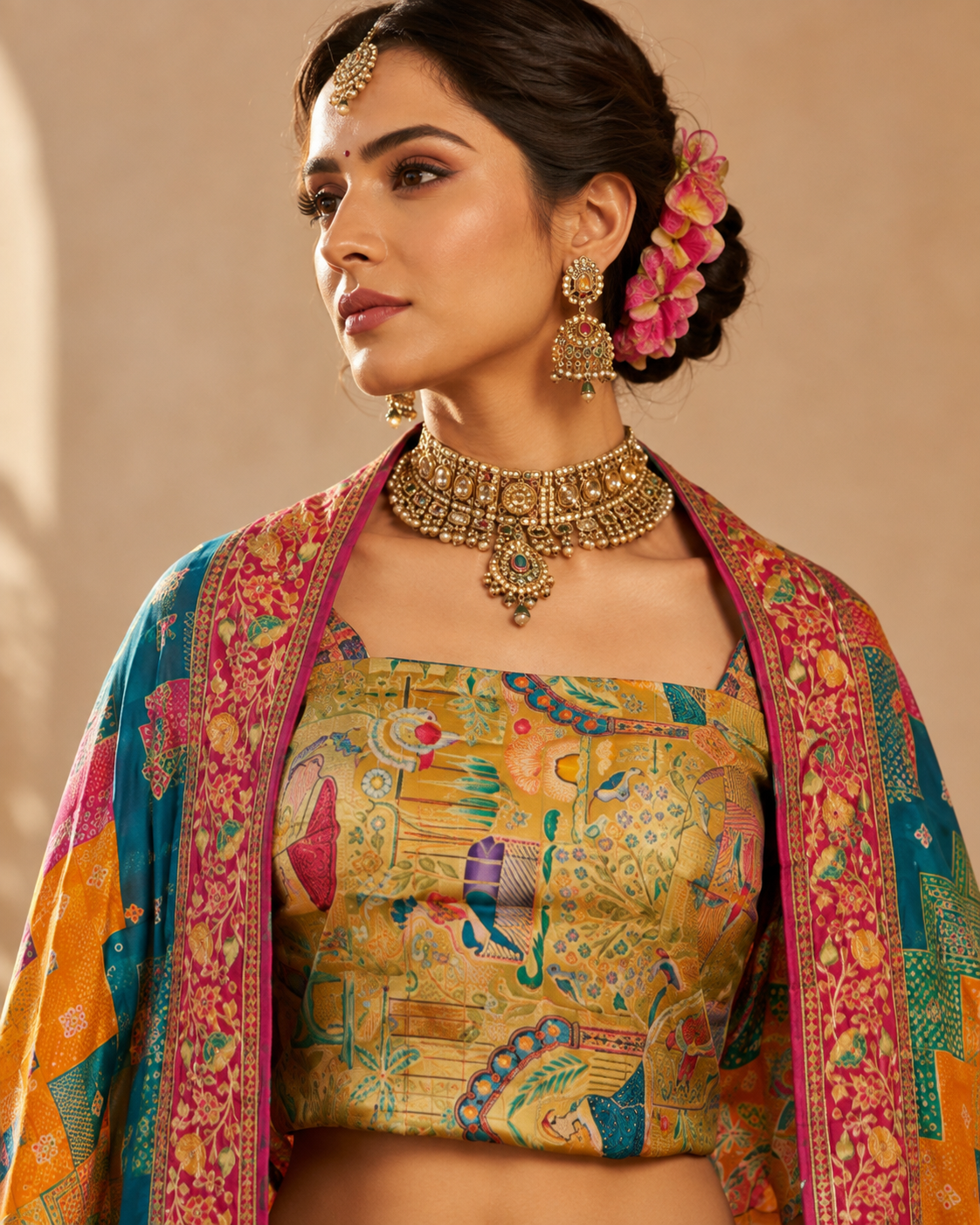 Royal Riwaayat Multicolor Lehenga Set