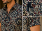 Ruby Red Cotton Short Sleeve Shirt
