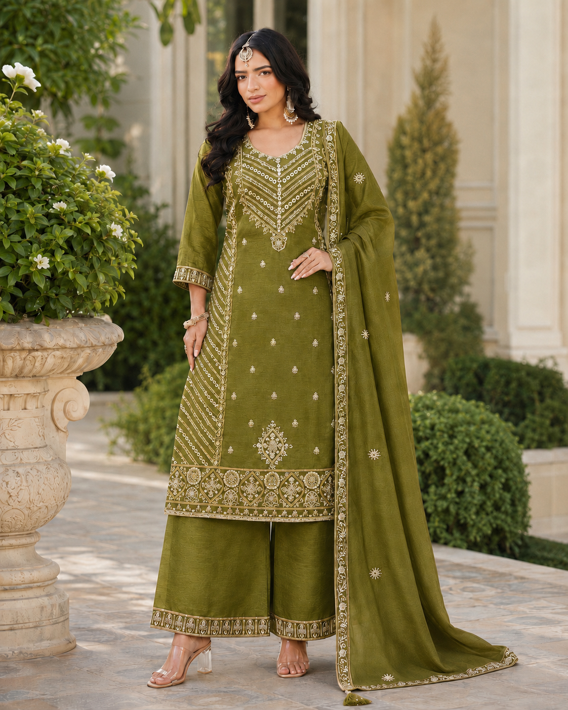 Noor Embroidered Suit Set