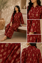 Printed Cotton Kurta & Pant Set