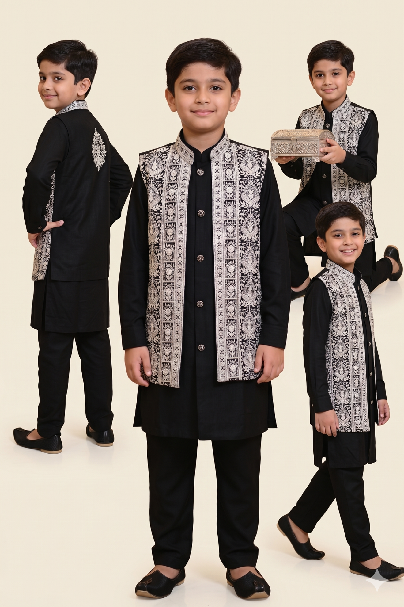 Luxury Embroidered Traditional Kurta Set