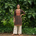Premium Paisley Embroidered Kurti