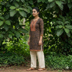 Premium Paisley Embroidered Kurti