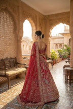 Regal Rani Pink Bridal Lehenga Set with 2 Chunni Unstitched