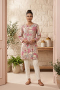 Women’s Floral Printed Kurti Top – Soft & Elegant Everyday Wear
