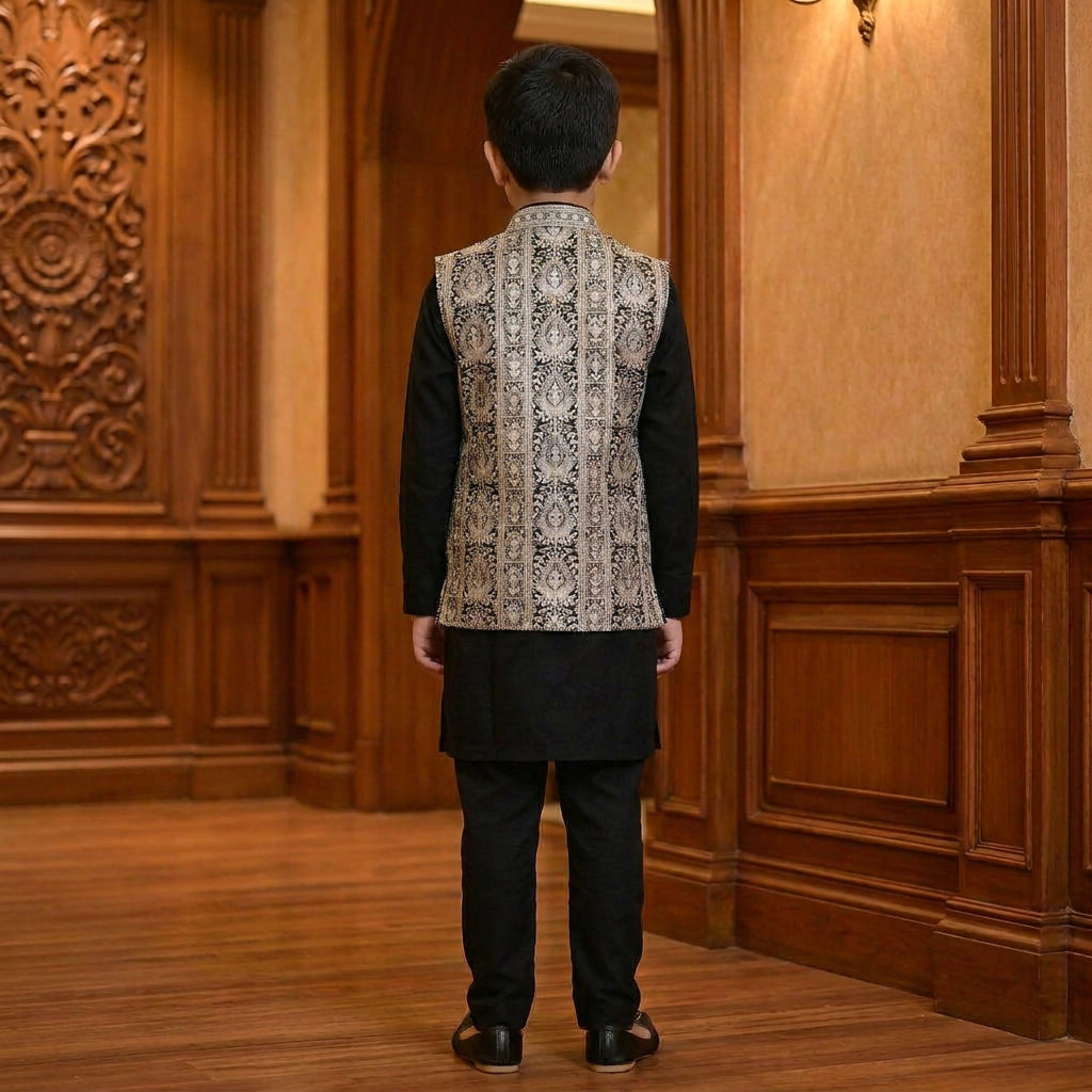 Luxury Embroidered Traditional Kurta Set